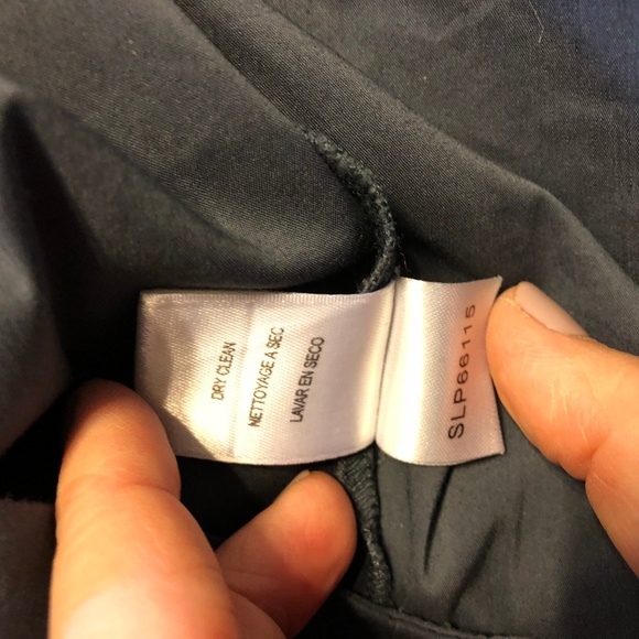 BCBG MAX AZRIA COTTON COLLARED WOVEN CROSSOVER - Picture 8 of 8